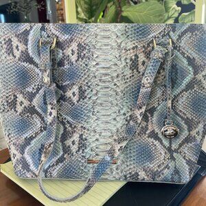 Brahmin Medium BEAUTIFUL Misha Haven Roxanne Leather Tote Bag